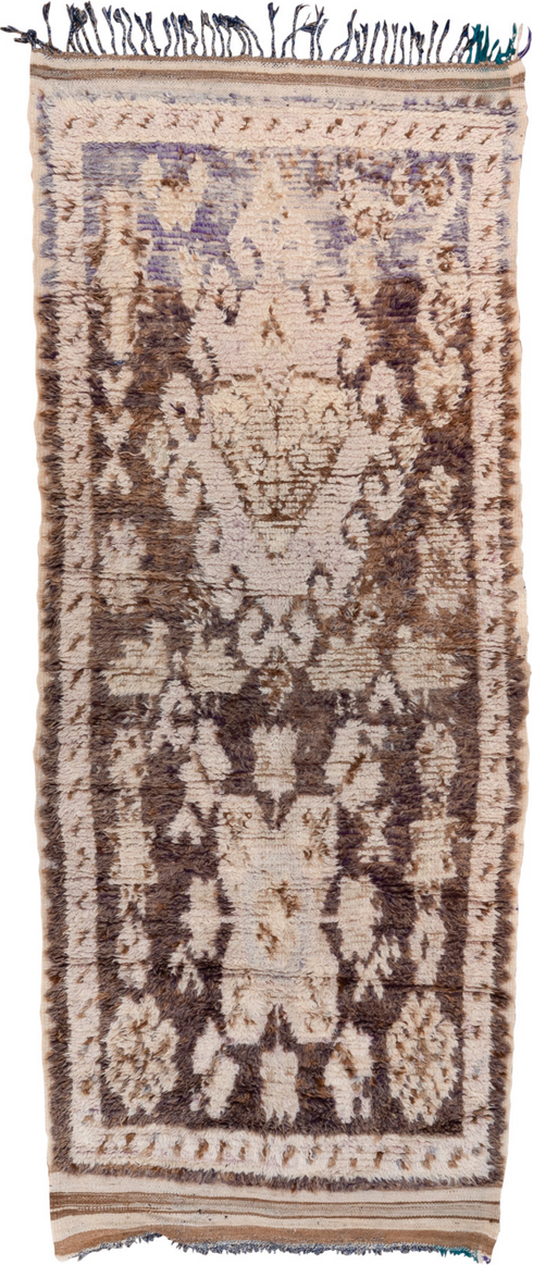 Vintage Moroccan Runner Rug (3' x 7')